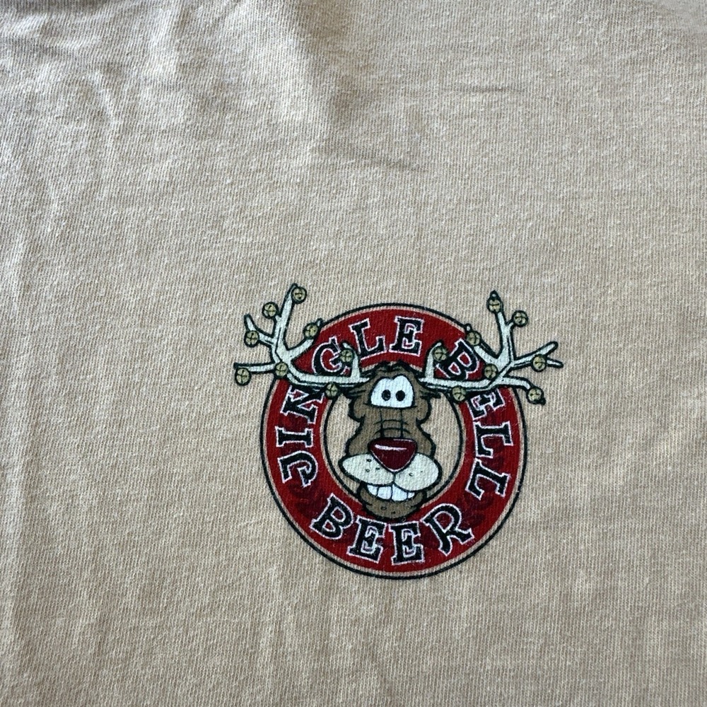 Crazy Short Jingle Bell Beer T Shirt Size M - Picture 2 of 15